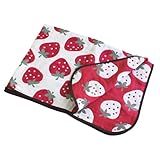 hiorie(ヒオリエ) 日本製 5重ガーゼ ベビーケット クォーターサイズ イチゴ 赤ちゃん ガーゼケット 出産祝い ケット