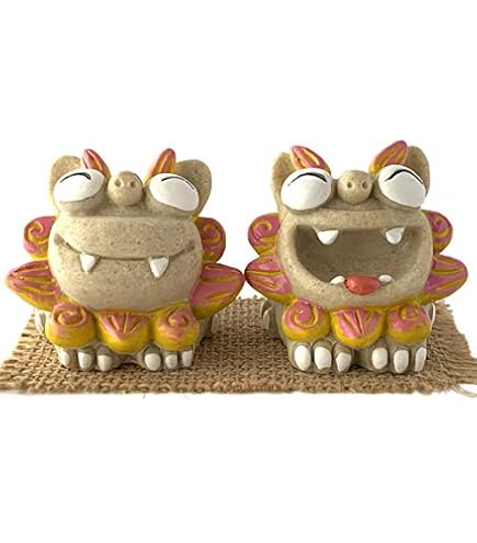 Amazon.co.jp: 品 田場由盛 作 アンガマの面 沖縄県 石垣市 伝統工芸品