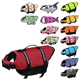 【24HOURS】ライフジャケット 犬 犬用 レッド ドッグ Dog ペット 安全 安心 セーフティ 小型犬 中型犬 大型犬 水遊び プール 海 川遊び 救命胴衣 フローティングベスト ライフベスト 犬のライフジャケット ペット用ライフジャケット ペット用品 犬用品 浮き輪 ペットグッズ KM514G 2XSサイズ (x 1)