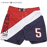Tommy Hilfiger(トミーヒルフィガー) トリコロールスランテッドロゴスイムトランクス/男の子水着 18M(12-18ヶ月) [並行輸入品]