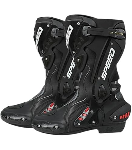 Amazon.co.jp: SPEED BIKERS レーシングブーツ バイク用ブーツ メンズ