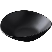 Amazon.co.jp: 25cm楕円ボウルL/ブラック【1300cc/黒い食器