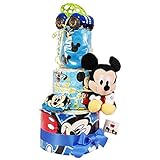 ミッキー　３段おむつケーキ　Ｓサイズ