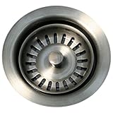 Kitchen Sink Extended Disposer Trim/Basket Strainer for Deep Fireclay Sinks by Whitehaus Collection