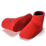 (コンフィデンス)konfidence パドラーソックス 水遊び用 ベビーシューズ　レッド 12-24ヶ月(14cm)