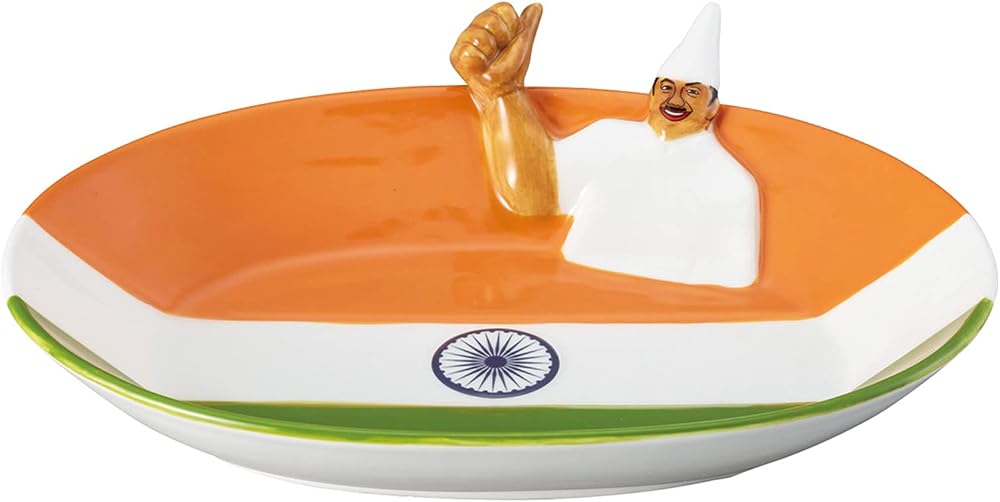 サンアート おもしろ食器 皿 インドおじさん