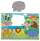 Small World Toys Ryan's Room Wooden Puzzle - Zoo Animals [並行輸入品]