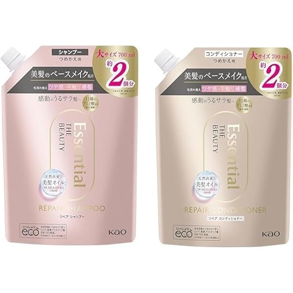 Amazon | 花王 エッセンシャル 寝ぐせ抑制 コンディショナー 詰替え用