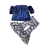 Fashionwu SHIRT ベビー・ガールズ US サイズ: 110cm カラー: ブルー