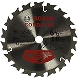 Bosch CBCL618A 6-1/2-Inch 18 Tooth ATB General Purpose Saw Blade with 5/8-Inch Arbor [並行輸入品]
