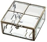 茶谷産業 ガラスジュエルケースS アンティークゴールド 335-602