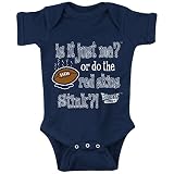 ダラス・カウボーイズファン。Is It Just Me or Do theレッドスキンズStink 。?海軍Onesie ( nb-18 m )または幼児用Tシャツ( 2t - 4t )