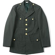 米軍　実物　ドレスジャケット　セットアップ　送料無料 Amazon | 実物 米軍 USMC (米海兵隊) ドレスジャケット | 事務服