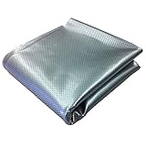 48 " x 48 " Static Clingドットマトリックスウィンドウフィルム – シルバー