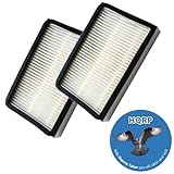 HQRP 2-Pack Vacuum filter s fits Sears/Kenmore EF-1/EF1/86889/20-86889/2086889/40324 + HQRP Coaster