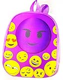 Emoji backpack for kids color purple [並行輸入品]
