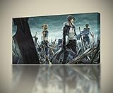 ファイナルファンタジーキャンバスプリント壁アートホームデコレーションGiclee * 4サイズ* ca182 130x70 cm (51"x27.5" Inches) CA182114