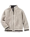 OshKosh Boy 'sカーキスキーロッジZipフロントカーディガンセーター; 6ヶ月