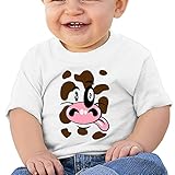 クール 子供 可愛い 乳牛 デザイン Ｔシャツ カジュアル White Size 24 Months
