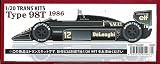 barchetta 1/20 ロータス 98T 1986 スタジオ27 トランスキット(T社1/20対応)【STUDIO27 TK2036R】