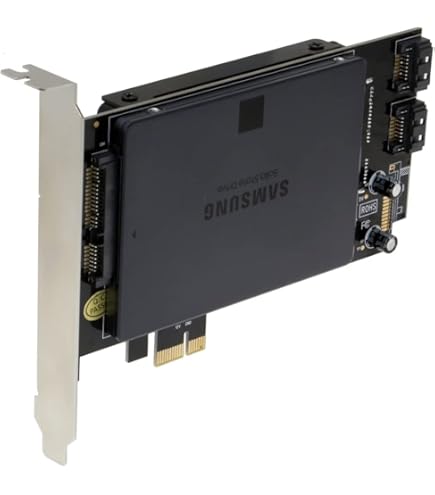 Amazon.co.jp: 10Gtek U.2 SSD, X8, NVMe SSD Adapter for (4) M.2 (M