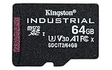 Kingston Industrial 64GB microSDXC C10 A1 pSLC カード SDCIT2/64GBSP
