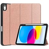 GWAAN iPad 10.2 第９世代(2021) 第８世代 第７世代 ペン収納 スマートカバー ケース 三つ折り保護カバー 自立スタンド・オートスリープ機能 ソフトタイプ A2197 A2200 A2198 A2270 A2428 A2429 A2430