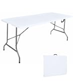 Amazon.co.jp: Hanmir 作業台 折りたたみ ワークテーブル 幅152cm×奥行