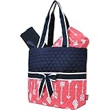 Arrow Print Quilted 3pc set Diaper Bag by NGIL [並行輸入品]