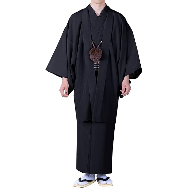 L29◆男性用 着物 本場大島紬 羽織・着物揃い/絹素材/羽織 裏地 /伝統柄/身丈151㎝・裄68㎝　未使用品　　 本場大島紬 アンサンブル 未使用品 経緯絣 着物 茶