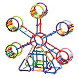 Creative 3D Puzzle Educational Toys 135 Pcs Different Shapes Plastic Building Blocks Assembly Game f