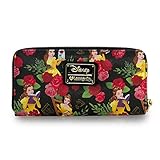 ディズニー 財布 Disney Beauty and the Beast Wallet Belle Wallet Floral Loungefly [並行輸入品]