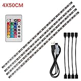 XCSOURCE 4点0.5 M LEDストリップライト柔軟な5050 RGB USB LEDテレビ背景ストリップライトRGB IRリモートコントロールld1010