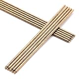 クラフトライフ かんざし金具 かんざしパーツ 一本挿し 通し穴付き 125mm 30本 材料 パーツ (アンティークゴールド)