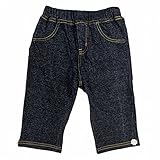 パンツ 7分丈 女の子 ベビー ズボン 7分丈パンツ ボトムス ブラック 90