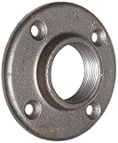 Anvil 8700163952, Malleable Iron Pipe Fitting, Floor Flange, 1" NPT Female, Black Finish [並行輸入品]