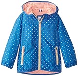 Carter's Little Girls' Toddler Lightweight Jacket with Polka Dot Print Toddler Blue 2T [並行輸入品]