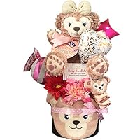 かわいい おむつケーキ をガーリーな女の子ママに キュートな出産祝いのおすすめプレゼントランキング 予算25 000円以内 Ocruyo オクルヨ