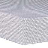 Trend Lab Safari Chevron Dot Fitted Crib Sheet, Black/White, 6 Count by Trend Lab [並行輸入品]