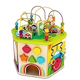 [キッズディスティニー]Kids Destiny Deluxe 7 in 1 Bead Maze Cube Activity Center Multifunctional with Turning B