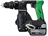 日立工機 14.4V コードレスボード用ドライバー 充電式 5.0Ahリチウムイオン電池、急速充電器、ケース付 プッシュレス逆転機能 W14DSL(LJCK)(S)