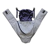 (キーボート) Kiboat コンパクト クロス抱っこひも (3ヶ月から3歳まで) ヘッドカバー/腰ベルト付き サイズ調節可能 収納ポーチ付き KB804