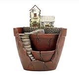 Ochine　可愛い植木鉢　プランター　ガーデニング　デザイン小物　フラワーポット　インテリア　アウトドア　デコレーション　多肉植物 寄せ植え 鉢 おしゃれ　φ15.5×H19cm