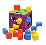 プラスチック 形合わせ ボックス はめこみ パズル 数字 幾何認識 積み木 幼児 知育玩具