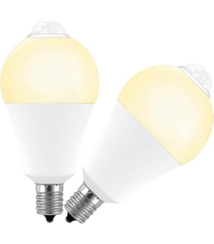 Amazon | 人感センサー 電球 E17 LED電球 電球色 E17口金 80W相当