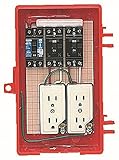 未来工業 屋外電力用仮設ボックス 漏電しゃ断器・分岐ブレーカ・コンセント内蔵 ELB組込品 RB-2A