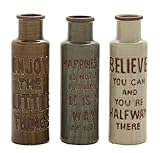 Woodland Imports 3 Assorted Classic Ceramic Vase by Woodland Imports