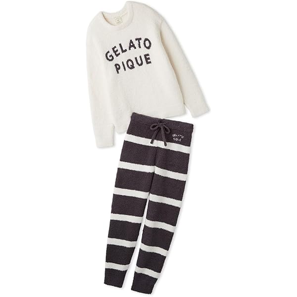 Amazon | [ジェラート ピケ] パウダーロゴジャガードプルオーバー&2