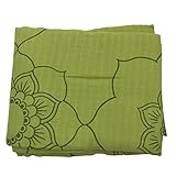 Bambino Land Muslin Swaddle Blanket – Solid Printed (ライムMandala )