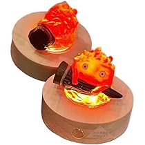 カルシファー　フィギュア　インテリア雑貨 ハウルの動く城 ライト ハウルの動く城 カルシファーのゆらゆらキャンドルライト